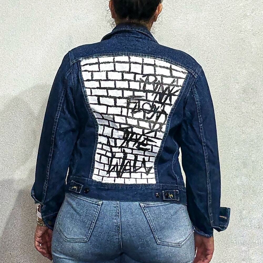 Lee Custom Pink Floyd Jean Jacket Sz S